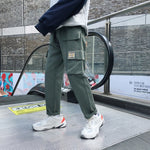 Privathinker Men Vintage Cargo Pants 2019 Mens Hiphop Khaki Pockets Joggers Pants Male Korean Fashion Sweatpants Winter Overalls