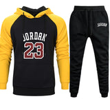 Jordan 23 Tracksuit Men Sets Winter Hoodies Pants 2 Piece Set 2019 Fashion Hoody Mens Sweatshirt Sport Joggers Sweatpants Suit