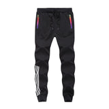 Spring Autumn Men Casual Sweatpants 2019 Mens Sportswear Joggers Striped Pants Fashion Male Skinny Slim Fitted Gyms Harem Pants