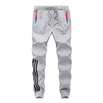 Spring Autumn Men Casual Sweatpants 2019 Mens Sportswear Joggers Striped Pants Fashion Male Skinny Slim Fitted Gyms Harem Pants